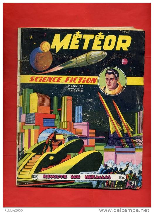 METEOR SCIENCE FICTION 1956 NUMERO 38 PAR GIORDAN ET LORTAC LES CONQUERANTS DE L ESPACE ET LES FRANCIS - Meteor