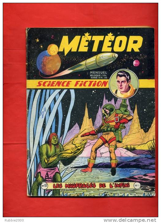 METEOR SCIENCE FICTION 1957 NUMERO 51 PAR GIORDAN ET LORTAC LES CONQUERANTS DE L ESPACE ET LES FRANCIS - Meteor