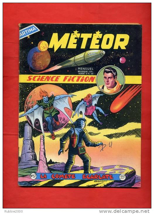 METEOR SCIENCE FICTION 1957 NUMERO 57 PAR GIORDAN ET LORTAC LES CONQUERANTS DE L ESPACE ET LES FRANCIS - Meteor