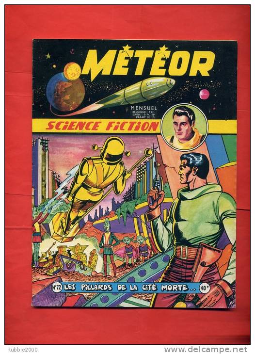 METEOR SCIENCE FICTION 1959 NUMERO 72 PAR GIORDAN ET LORTAC LES CONQUERANTS DE L ESPACE ET LES FRANCIS - Meteor