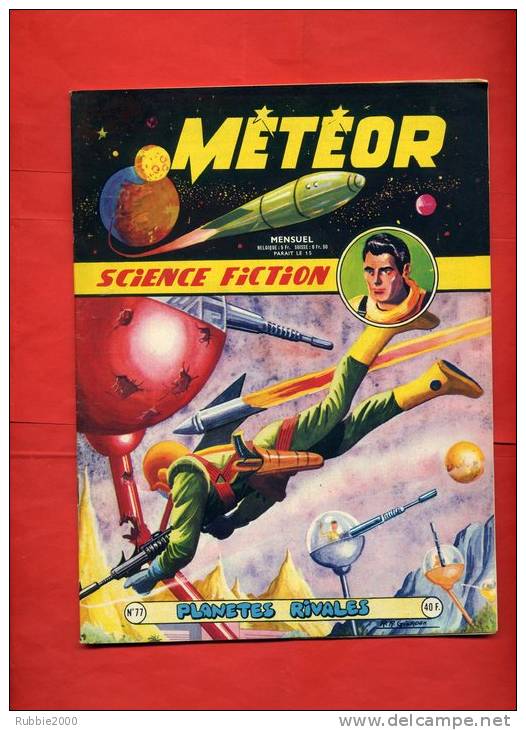 METEOR SCIENCE FICTION 1959 NUMERO 77 PAR GIORDAN ET LORTAC LES CONQUERANTS DE L ESPACE ET LES FRANCIS - Meteor