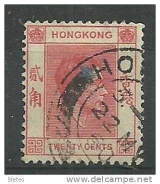 Hong Kong Oblitéré/canceled :Y & T ; N° 147A ;  " Georges VI " - Usados