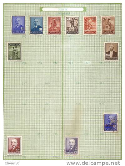Turquie (1943-45) - Lot De Neufs Et Oblit - Unused Stamps