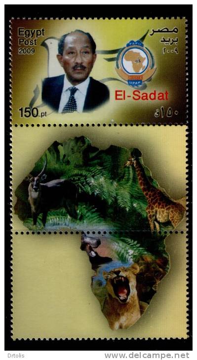 EGYPT / 2009 / EL-SADSAT / NOBEL PRIZE IN PEACE / MNH / VF. - Unused Stamps