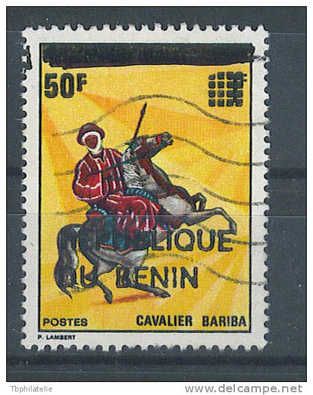 VEND TIMBRE DU BENIN N° 53 + SURCHARGE + BARRE + " REPUBLIQUE DU BENIN " , COTE : ?, !!!! - Benin - Dahomey (1960-...)