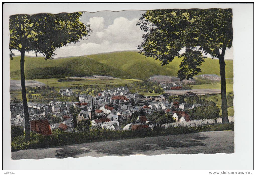 5970 PLETTENBERG Bhf., Ortsansicht 1960 - Plettenberg