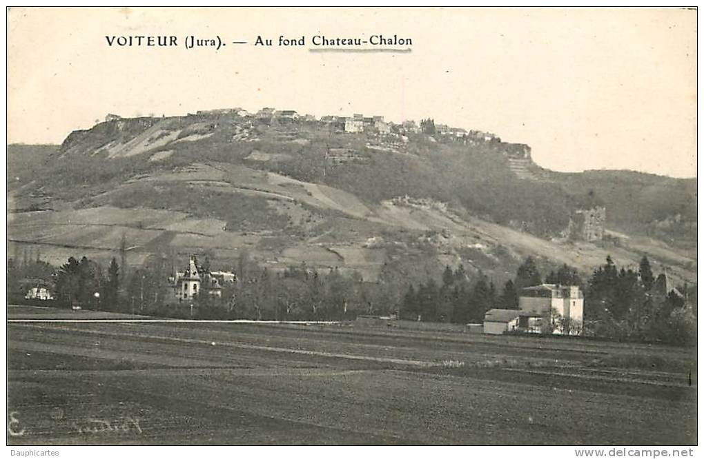 VOITEUR : Au Fond Chateau Chalon. 2 Scans. Edition Bourgeois Frères - Other & Unclassified