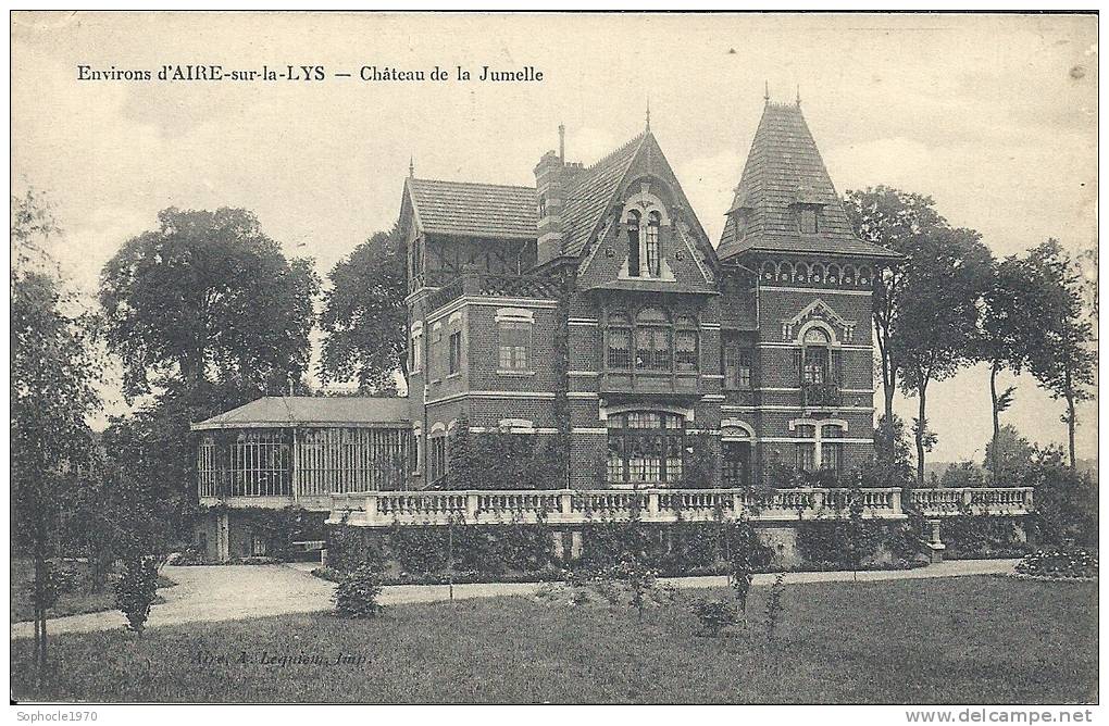 NORD PAS DE CALAIS - 62 - AIRE SUR LYS - Château De La Jumelle - Aire Sur La Lys