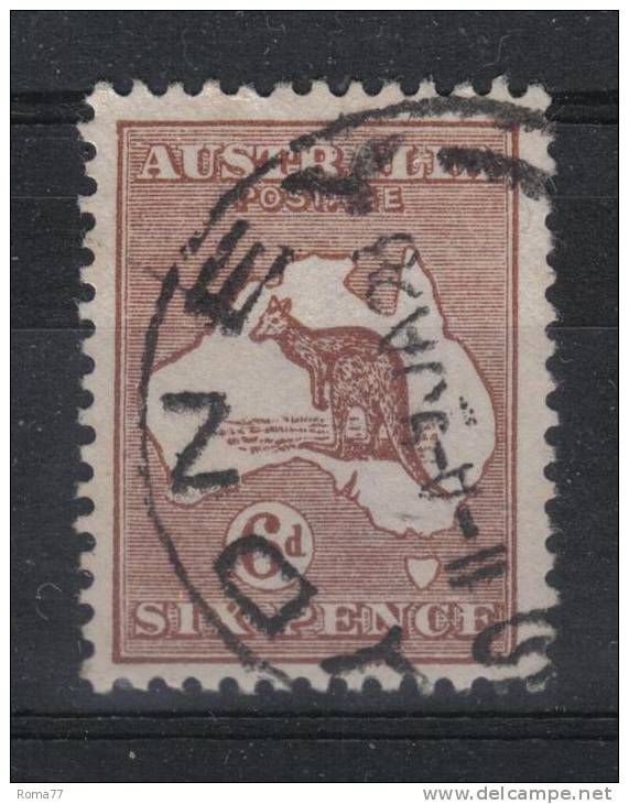 AUS42 - AUSTRALIA  1923, 6 Pence Yvert N. 42 - Oblitérés