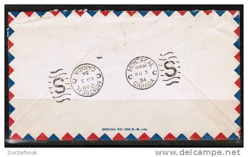 CANADA    Scott # 195 (2) And 197 On "2 CENTS DUE" Airmail Cover To Philadelphia,PA,USA (DE/29/30) - Cartas & Documentos