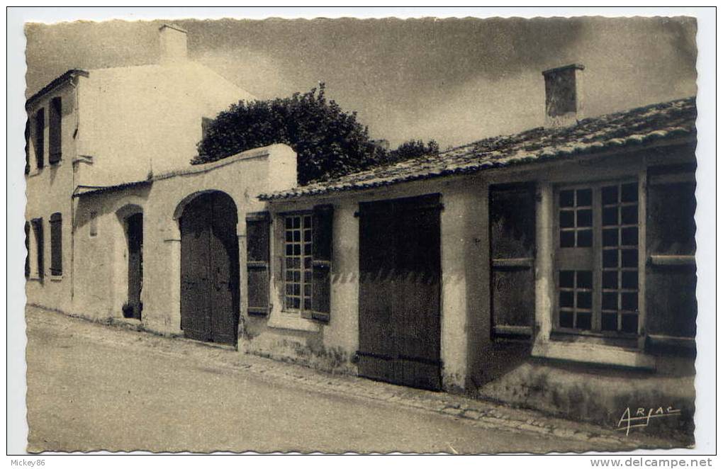 St PIERRE D´Oléron--env 1950-- Les Maisons Des Aieules De Pierre Loti (écrivain) Cpsm 9 X 14 N° 30 éd Arjac - Saint-Pierre-d'Oleron