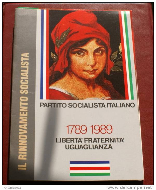 COLLEZIONE COMPLETA TESSERE DEL PARTITO SOCIALISTA 1906-1991 - Altri & Non Classificati