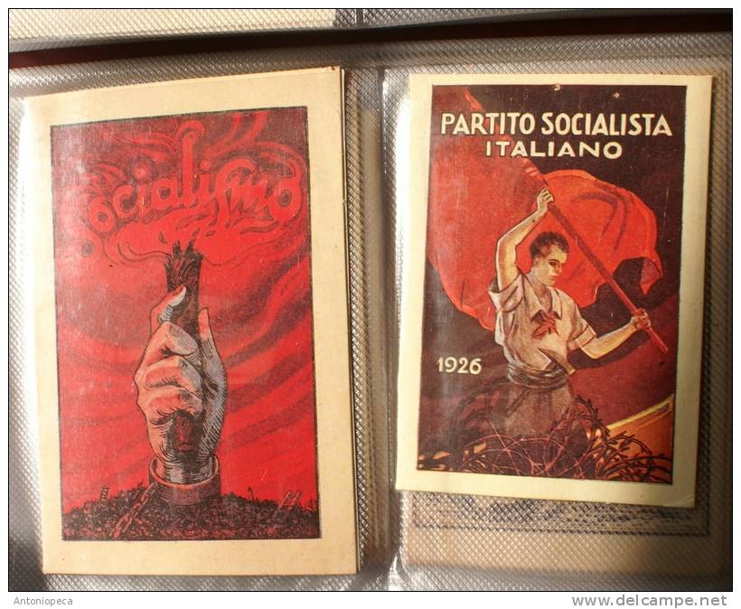 COLLEZIONE COMPLETA TESSERE DEL PARTITO SOCIALISTA 1906-1991