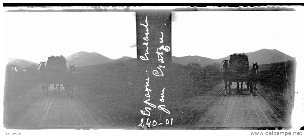 PN - 0240 - 01 ESPAGNE - ERRATZU - En Route Pour Erratzu - Glass Slides