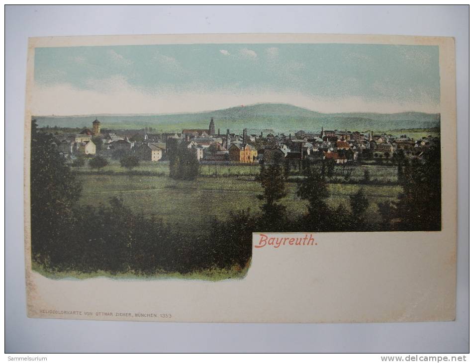 (1/3/54) AK Bayreuth "Ortsansicht" Von Ottmar Zieher Nr. 1353 - Bayreuth