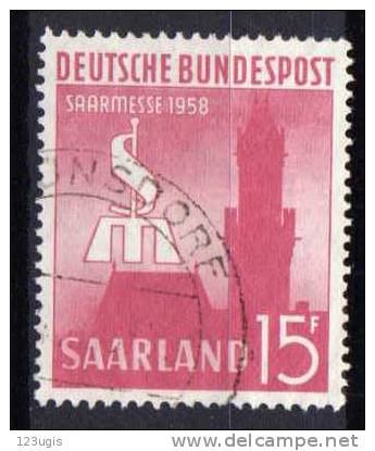 Saarland 1958 Mi 435, Gestempelt [140912III] @ - Gebraucht