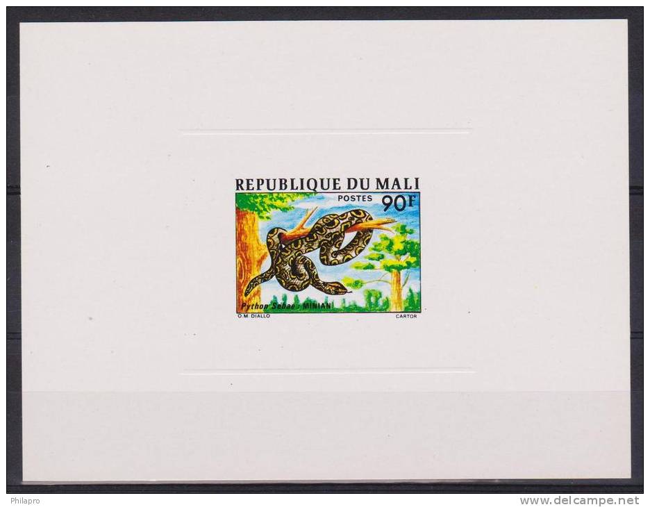 MALI  EPREUVE/PROOF   ANIMAUX  REPTILES SERPENTS  Yvert  N°255  Réf 1941 - Snakes