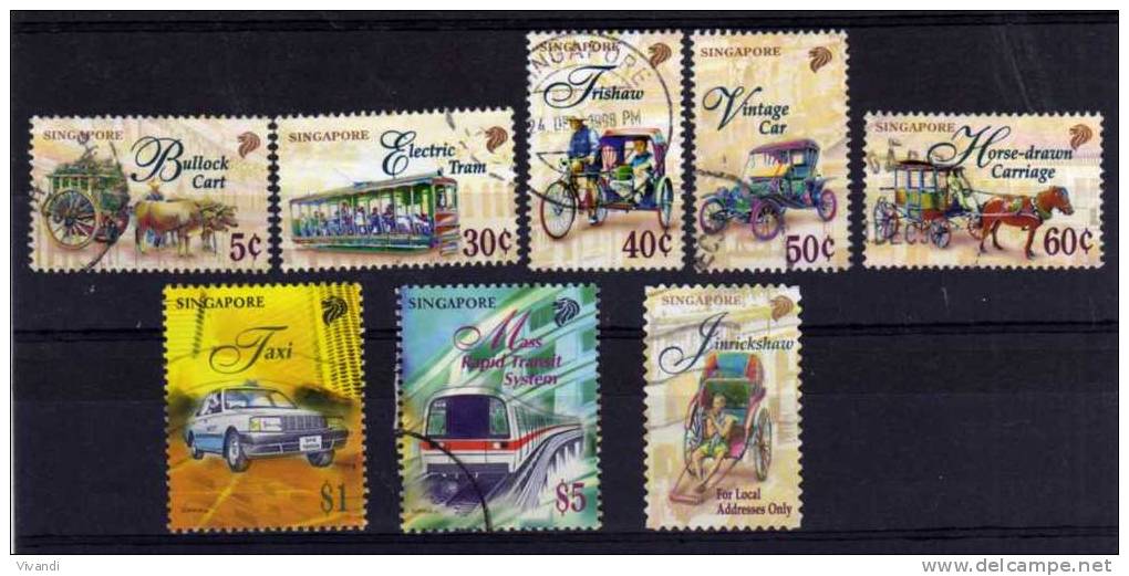 Singapore - 1997 - Transportation (Part Set) - Used - Singapore (1959-...)