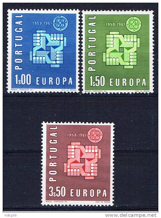 P Portugal 1961 Mi 907-09 Mnh EUROPA - Neufs