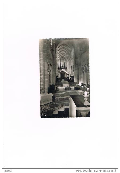 Cpsm St Benoit Sur Loire Basilique Interieur Mosaique Du Choeur Vue D'ensemble - Autres & Non Classés