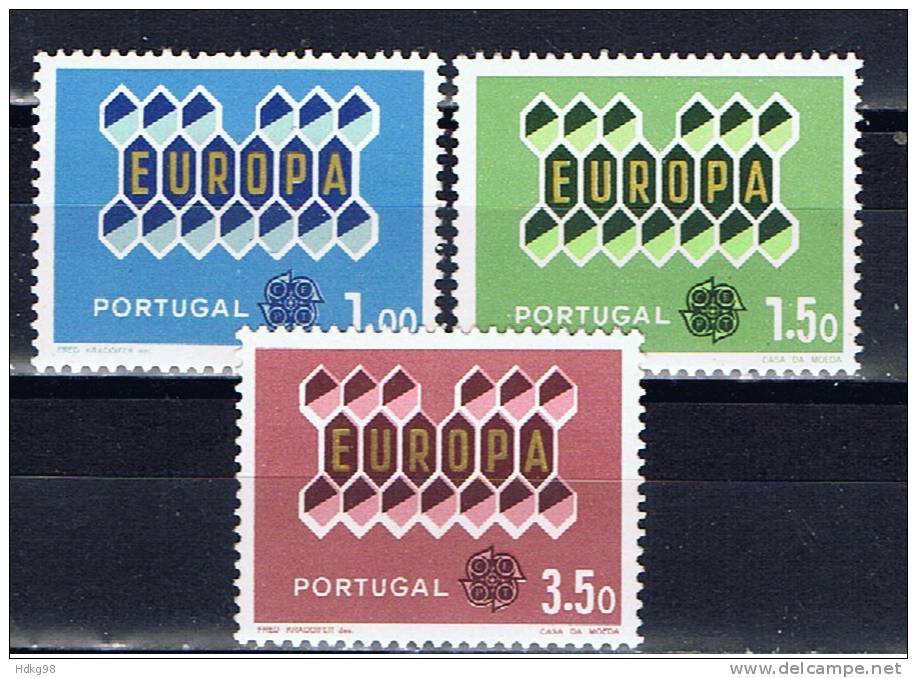 P Portugal 1962 Mi 927-29 Mnh EUROPA - Neufs