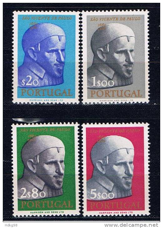 P Portugal 1963 Mi 941-44 Mnh - Neufs