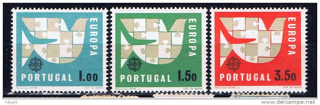 P Portugal 1963 Mi 948-50 Mnh EUROPA - Neufs