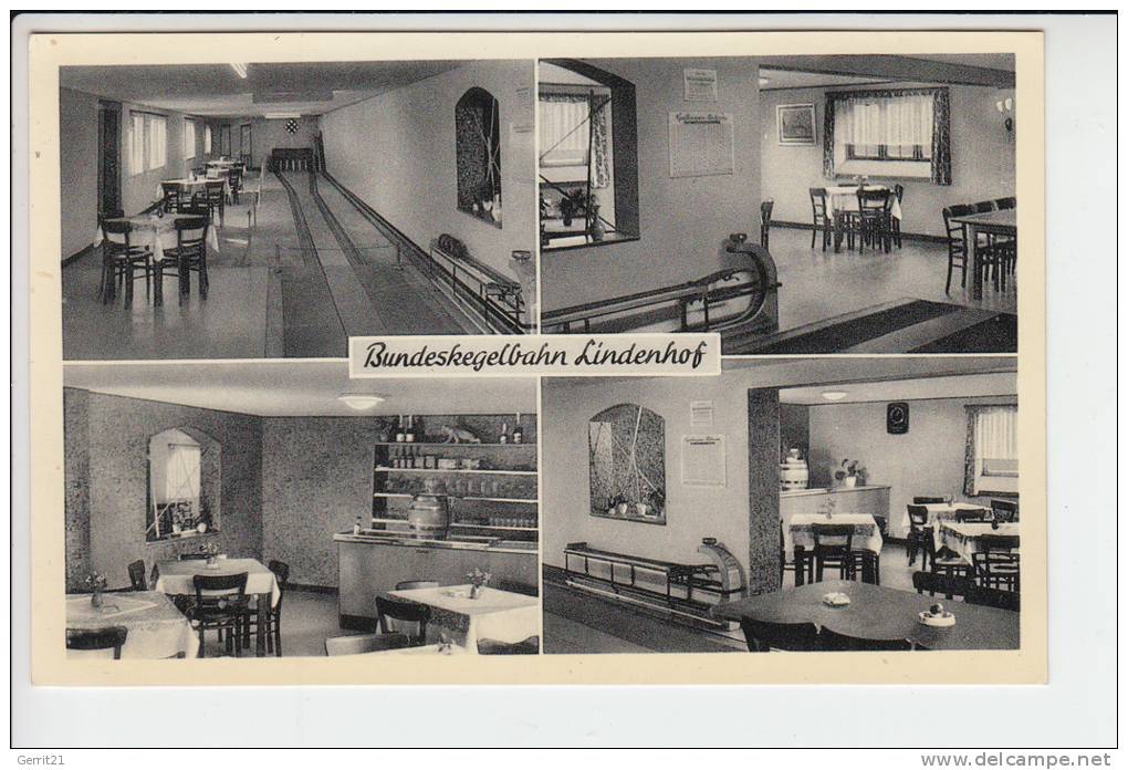 4788 WARSTEIN, Hotel Und Pension Lindenhof - Bundeskegelbahn - Warstein