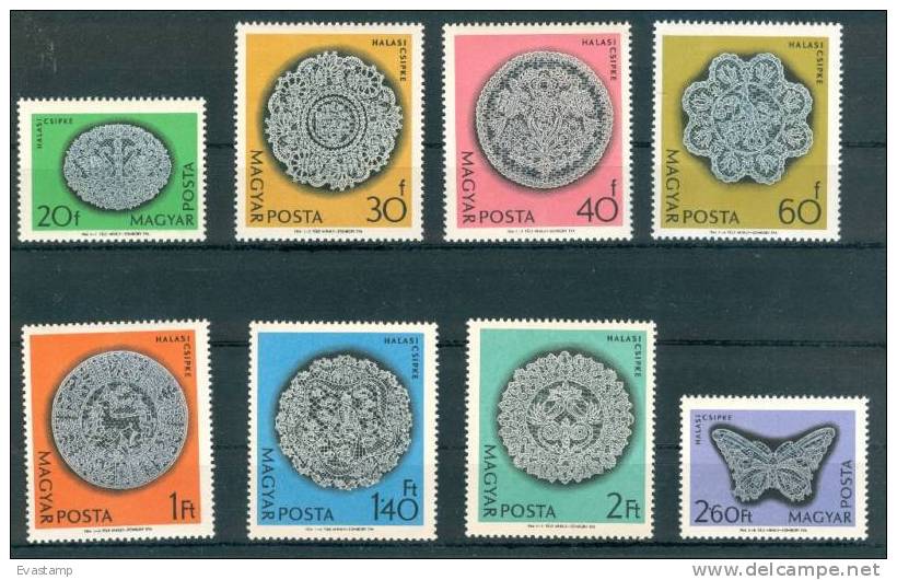 HUNGARY - 1964.Halas Lace Designs Cpl.Set MNH!! - Nuevos