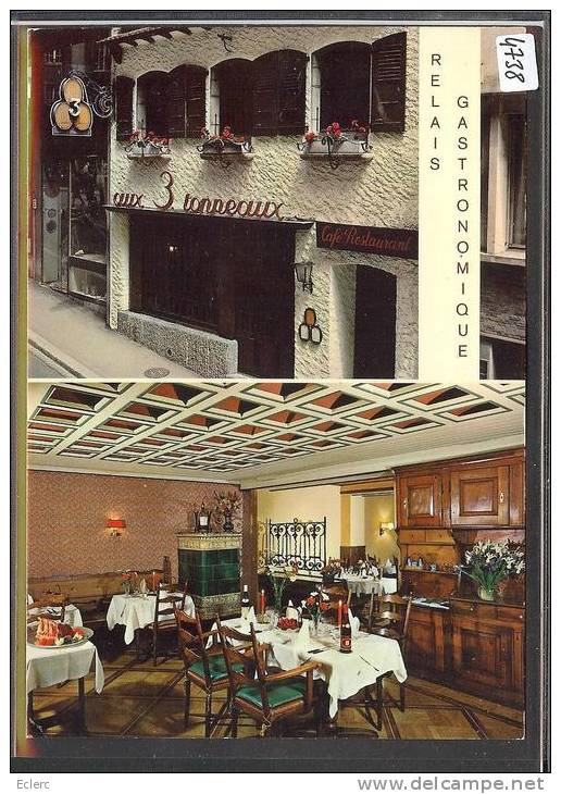 FORMAT 10x15  - LAUSANNE - RESTAURANT AUX TROIS TONNEAUX, GRAND ST JEAN 18  - TB - Lausanne