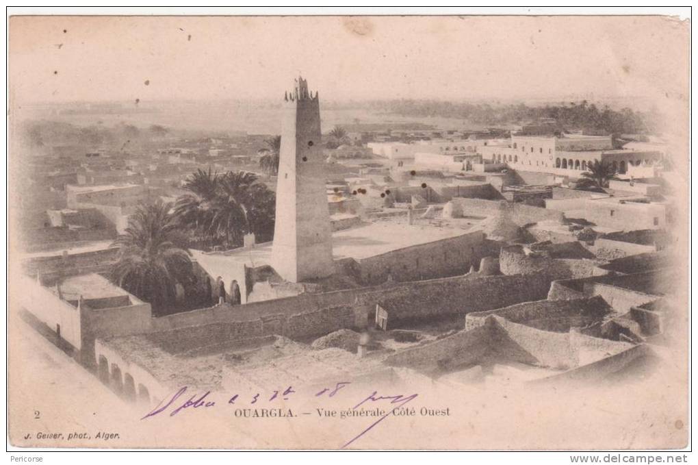 Algerie-  Ouargla - Vue Generale Coté Ouest - Ouargla