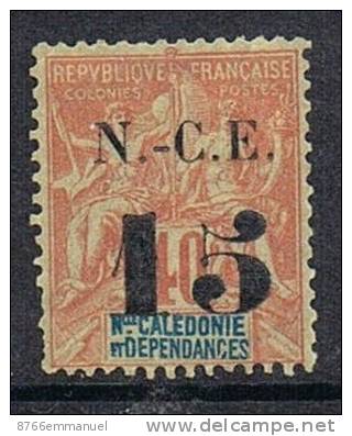 NOUVELLE-CALEDONIE N°66 N* Variété Tête Du "5" Sans Boule - Nuovi