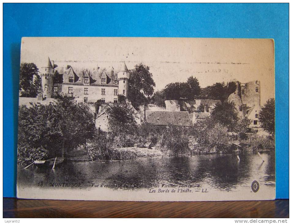 MONTRESOR (INDRE ET LOIRE)  LES CHATEAUX. VUE D´ENSEMBLE......... - Montrésor