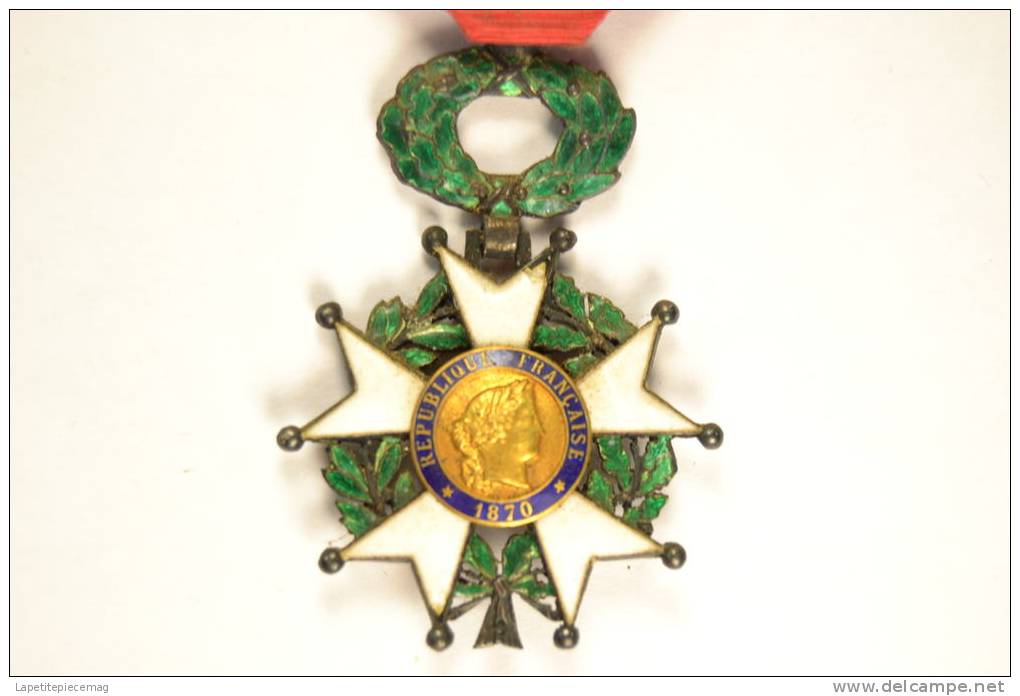 Médaille De Chevalier De La Légion D'honneur, Or Et Argent. 1870 France - Before 1871