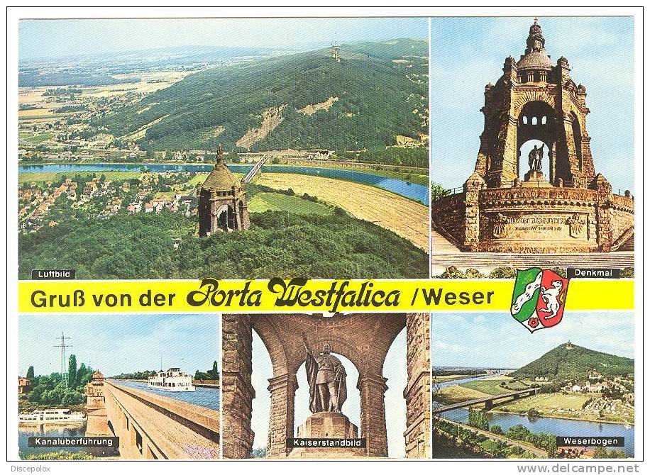 C1489 Gruss Von Der Porta Westfalica - Weser / Non Viaggiata - Porta Westfalica