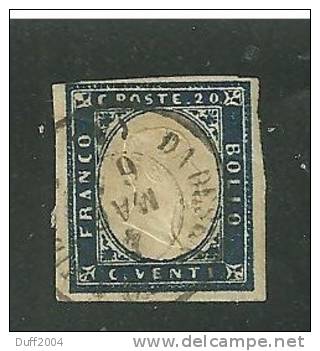 ITALIA - SARDEGNA - 20 CENT. - DA DESENZANO A MILANO ( I ) - 4.3.1861 - Sardegna