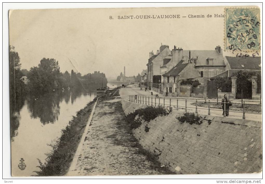 *   SAINT OUEN L'AUMONE  - Chemin De Halage. - Saint-Ouen-l'Aumône