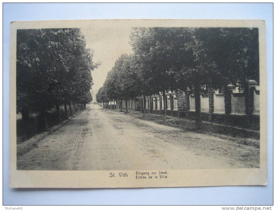 SAINT-VITH - Entrée De La Ville - Eingang Zur Stadt - Saint-Vith - Sankt Vith