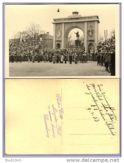 Vintage Photo Luxemburg Großherzogtum Hochzeit 9.4.1953 Lot Aus 6 Bildern (187) - Grossherzogliche Familie