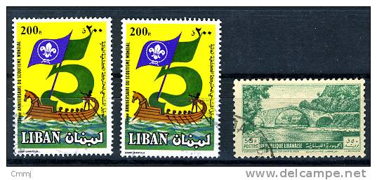 1965 - LIBANO - LEBANON - Scott Nr. 255 - 475 - 475 - Mi. 434 + 2x1309 - Used - (S27082012...) - Libano