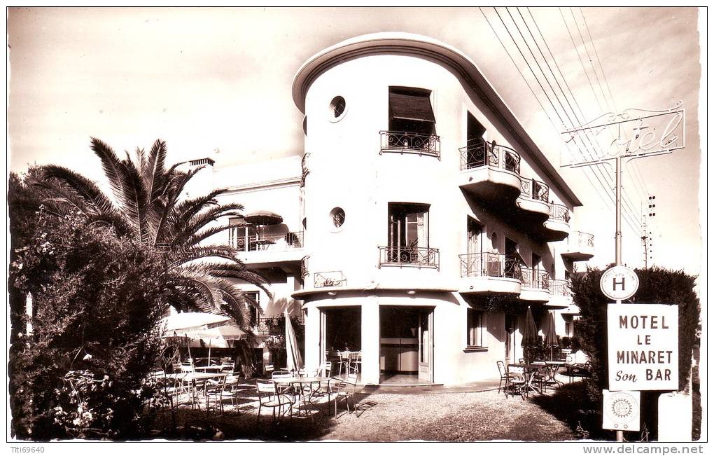 CPSM CROS DE CAGNES (06): MOTEL " LE MINARET " - Cagnes-sur-Mer