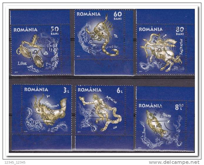 Roemenie 2011 Gebruikt USED Constellations - Oblitérés