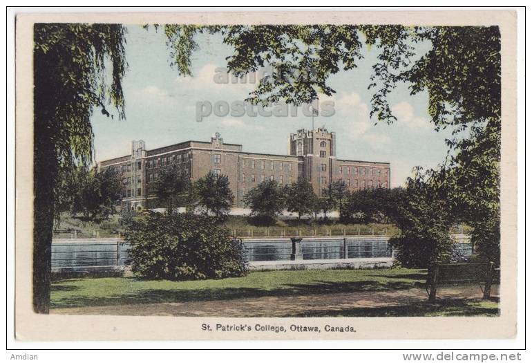 ST PATRICK's COLLEGE ~OTTAWA ONTARIO ~c1930s Vintage Postcard~CANADA~UNIVERSITY BUILDING [s4466] - Ottawa