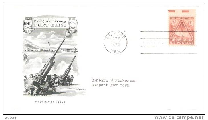 FDC Fort Bliss - 1941-1950