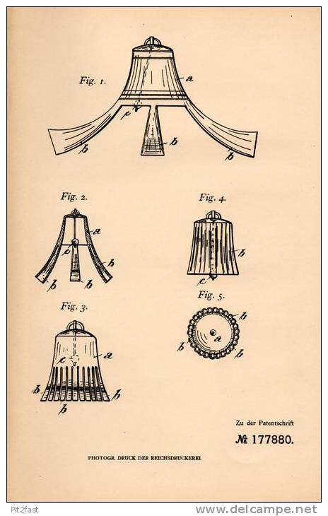 Original Patentschrift - F. Mathes In Schifferstadt Und Mannheim , 1906 , Glocke , Glocken !!! - Campanas