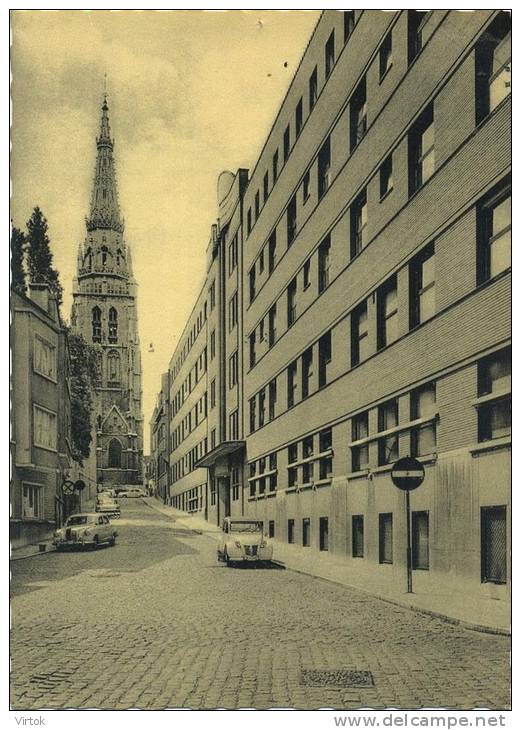 Anderlecht :  Clinique Ste-Anne     (  Groot Formaat )   Citroën  2CV  -  Mercedes - Anderlecht