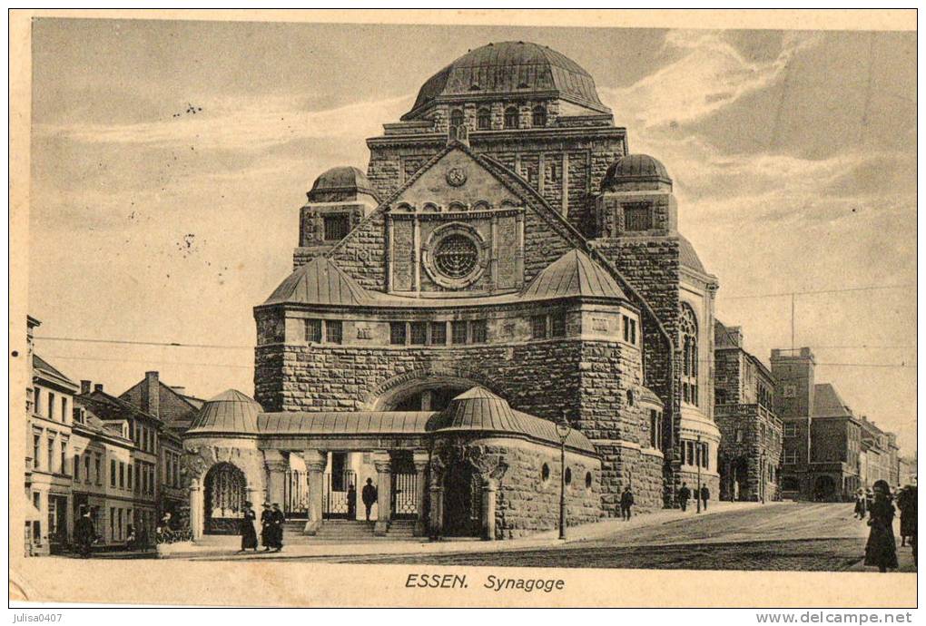 JUDAICA Extérieur De La Synagogue De ESSEN (Allemagne) - Judaisme