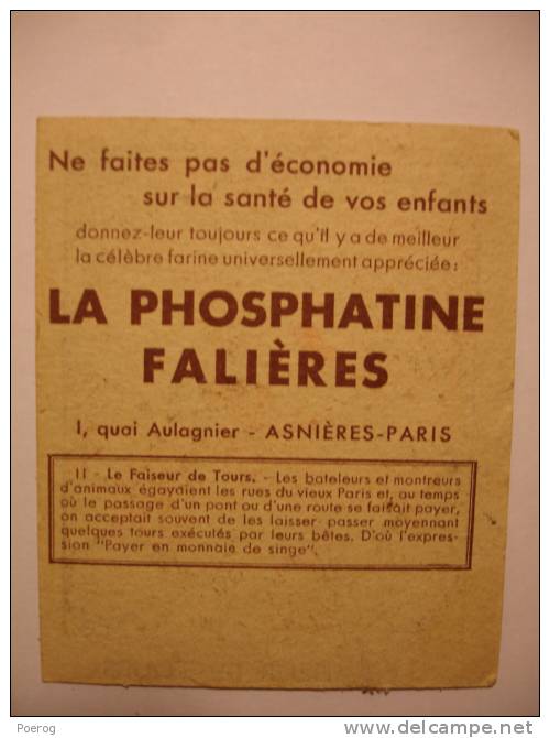 IMAGE LA PHOSPHATINE FALIERES - SERIE LES PETITS METIERS DE JADIS N°11 - LE FAISEUR DE TOURS - LOUIS CHAMBRELENT - Other & Unclassified