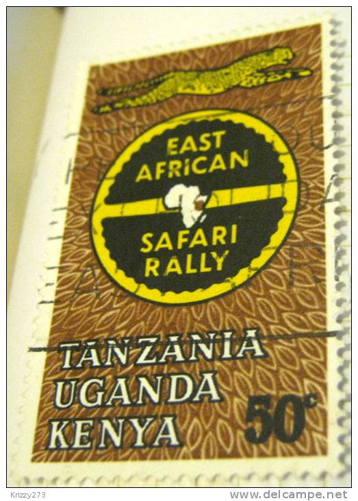 Kenya Uganda Tanzania 1965 East African Safari Rally 50c - Used - Kenya, Oeganda & Tanzania