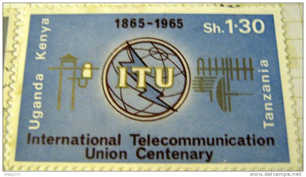 Kenya Uganda Tanzania 1965 International Telecommunication Union Centenary 1.30s - MH - Kenya, Ouganda & Tanzanie